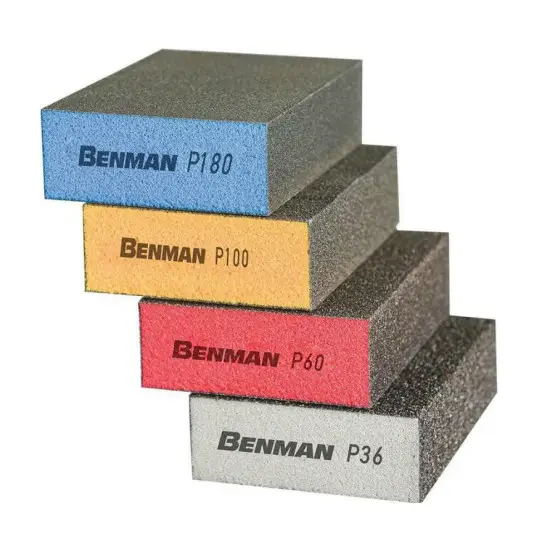72221- csiszolótömb, 4 oldalas, P36, 100x68x25, BENMAN Olcsó