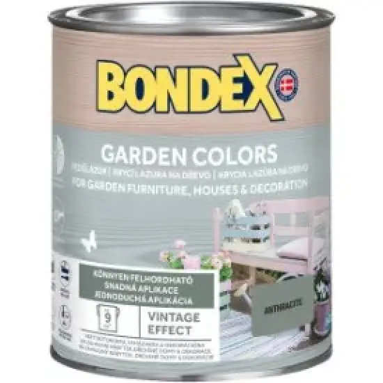 Kihagyhatatlan ajánlat Bondex Garden Colors antracit 0.75 l