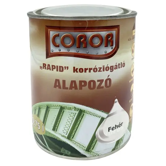 Azonnali szállítás Coror rapid korróziógátló alapozó fehér 0,75 l