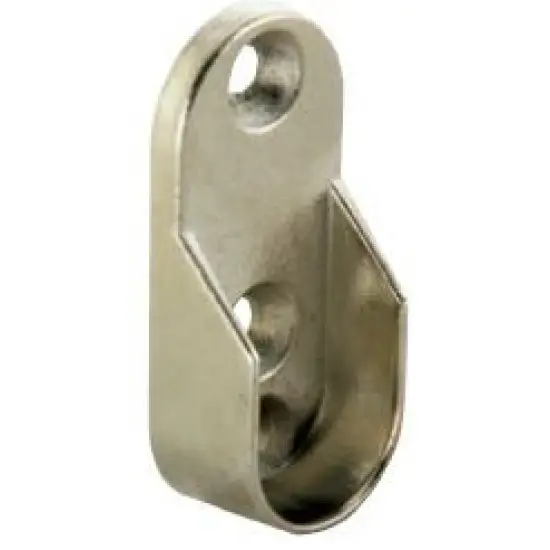 Rendeld meg most csőtartó foglalat, oldalfalra , nikkelezett 49X19X16 mm,