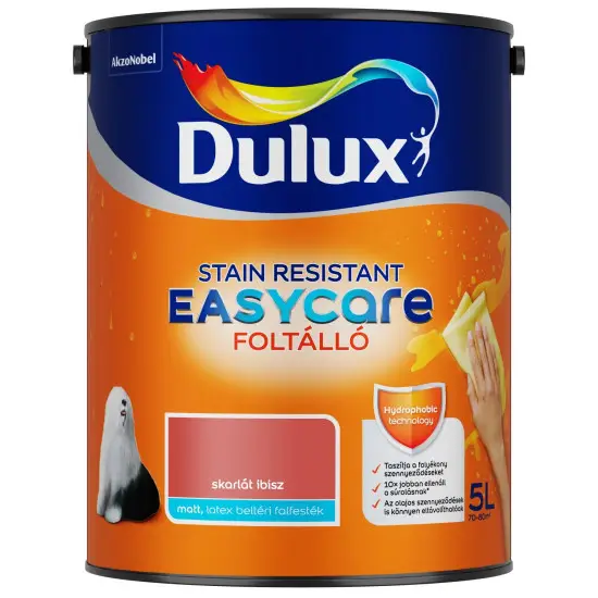 Dulux Easycare Skarlát íbisz 5 l Szuper ajánlat