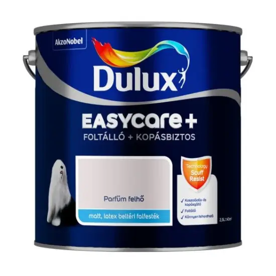 Dulux Easycare+ Parfüm felhő 2,5 l Kedvezményes ár