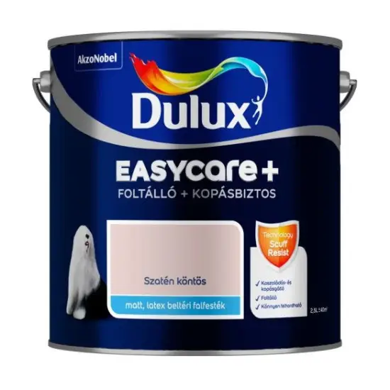Kihagyhatatlan ajánlat Dulux Easycare+ Szatén köntös 2,5 l