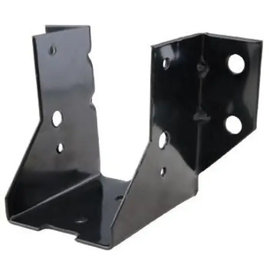 faoszlop fali rögzítő szerelvény, galvanizált, 6 cm, Újdonság