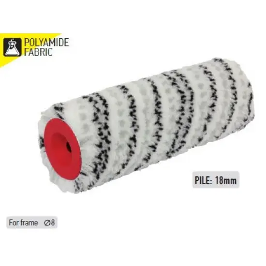 festőhenger polyamid szürke fekete, hosszú, 23cmX48mm Olcsóbb