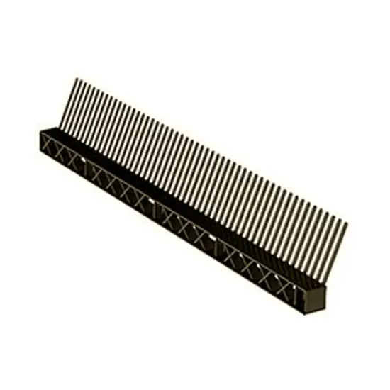 Fésűs szellőzőléc - 85 mm x 1 m - antracit Ár/fm Expressz kézbesítés