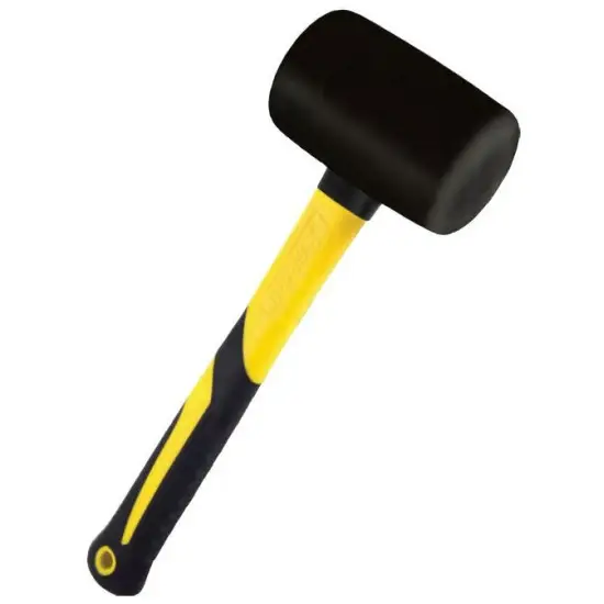 Biztonságos fizetés Gumikalapács, fekete 910 gr