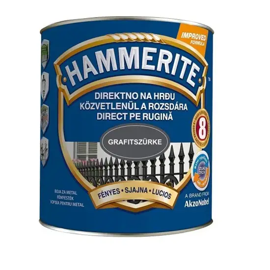 Végkiárusítás Hammerite fényes grafitszürke 2,5 l