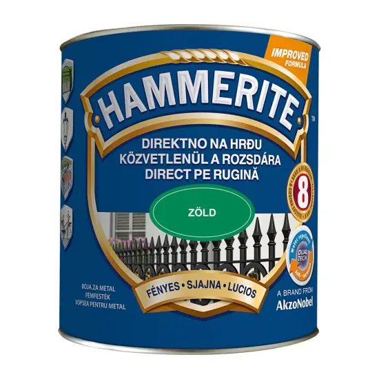 Utolsó esély Hammerite fényes zöld 2,5 l