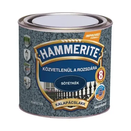 Nézd meg most Hammerite kalapácslakk sötétkék 0,25 l