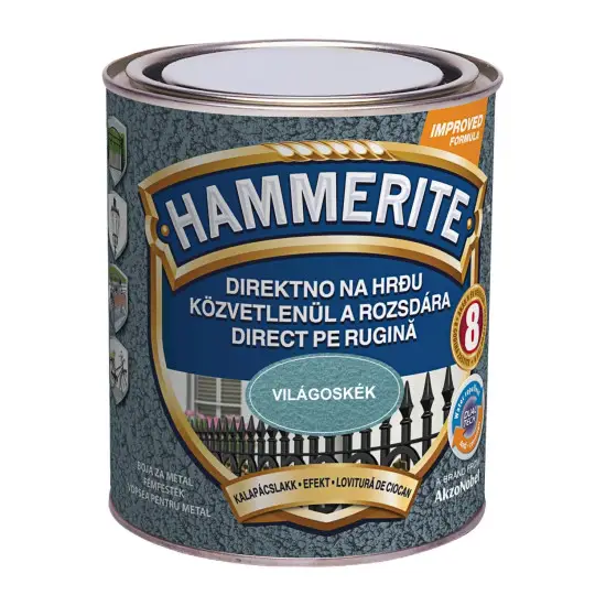 Hammerite kalapácslakk világoskék 0,75 l Biztonságos fizetés