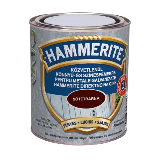 Hammerite Közvetlenül könnyű- és színesfémre sötétbarna 0,75 l Bestseller
