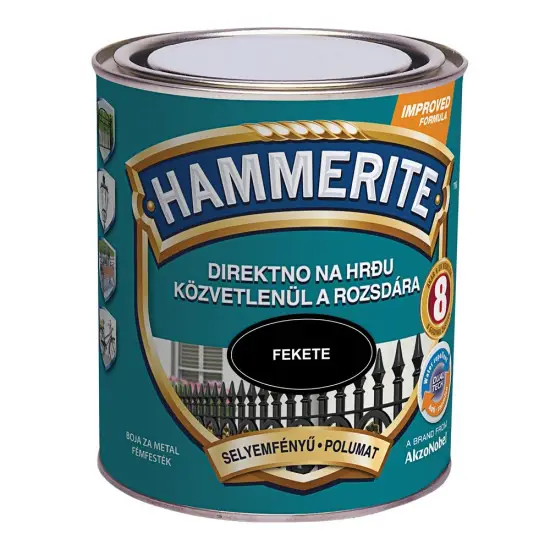 Hammerite selyemfényű fekete 0,75 l Nézd meg most