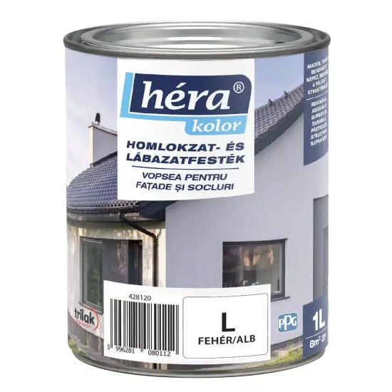 Bestseller Héra Homlokzat és Lábazatfesték fehér "L" 1 l