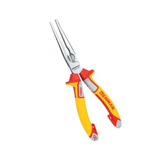 hosszú csőrös fogó, powergrip,1000V, VDE - 205mm Szuper ajánlat