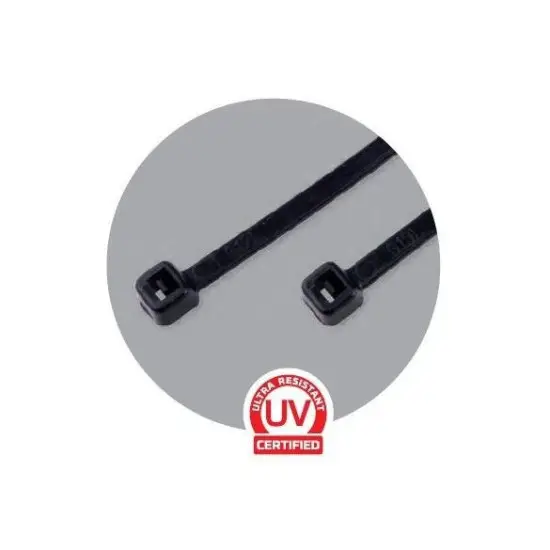 kábelkötegelő, fekete, 610mmX9,0mm (50db) Bestseller