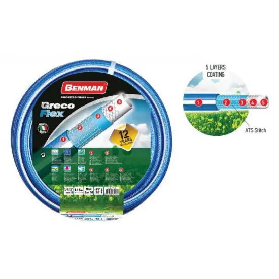 Outlet kerti tömlő GRECOFLEX 3/4" X 25 m (kék),