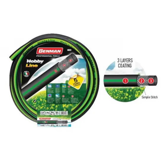 kerti tömlő HOBBY LINE 1/2" X 25 m (zöld szalagS), Végkiárusítás