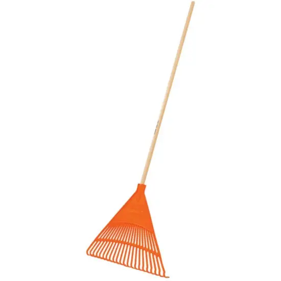 Lombseprű 56cm, műanyag, 22 ágú, 122cm fa nyéllel Árcsökkenés