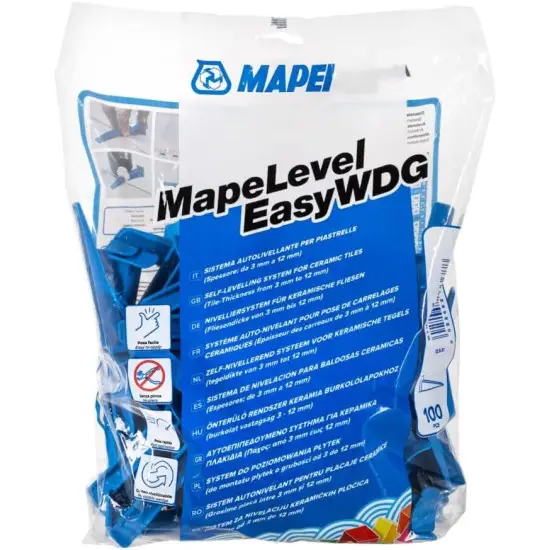 Mapei MAPELEVEL EASYWDG kézi burkolatszintező ék 100 db 100 db/csomag Kedvezményes ár