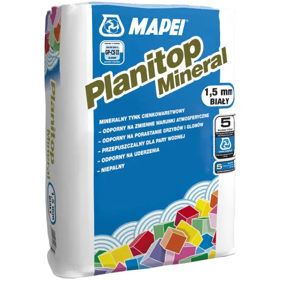 Mapei Planitop Mineral 1,5 mm fehér 25 kg Biztonságos fizetés