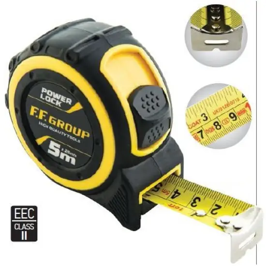 Korlátozott ajánlat mérőszalag, POWER LOCK, 5 m*19 mm