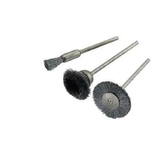 Gyors kiszállítás mini drótkefe szett, 3db,