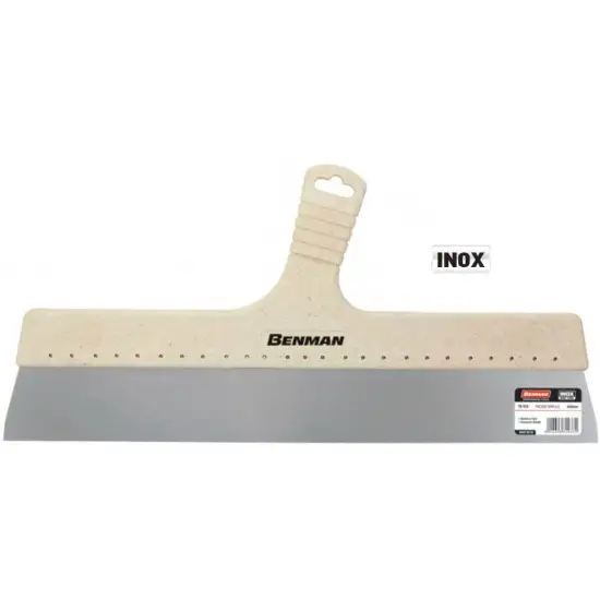 Vásárlói kedvenc nemesacél ragasztozó kés, fa markolat, 450mm