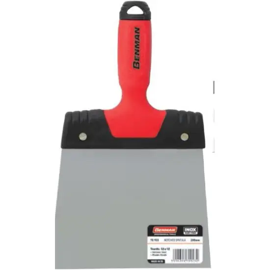Biztonságos fizetés nemesacél spatula, műanyag markolat, hosszú penge, 160mm