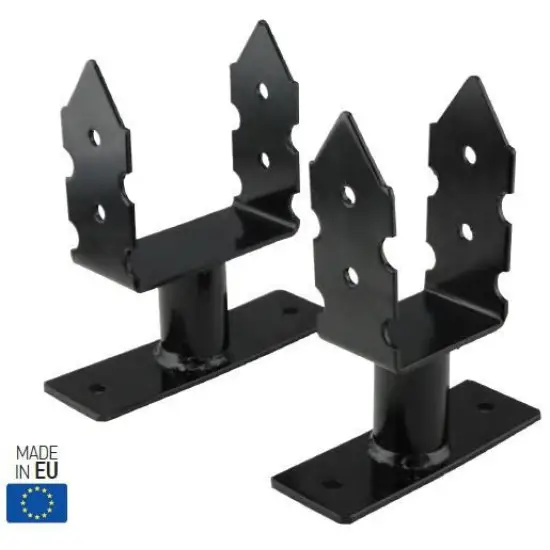 Végkiárusítás pergola aljzat fekete, 09 cm,