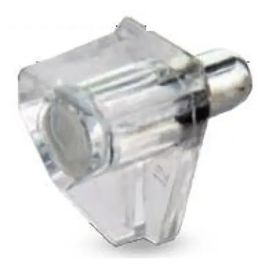 Alacsony ár polc tartó FF D5 nikkel/átlátszó, (200db)