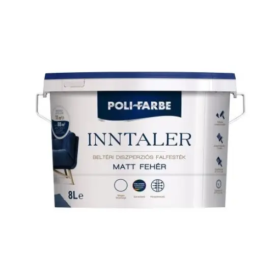 Poli-Farbe Inntaler beltéri diszperziós falfesték 8 l Nézd meg most
