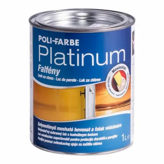 Ajánlat Poli-Farbe Platinum Falfény színtelen 1 l