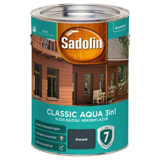 Kiárusítás Sadolin Classic Aqua antracit 5 l