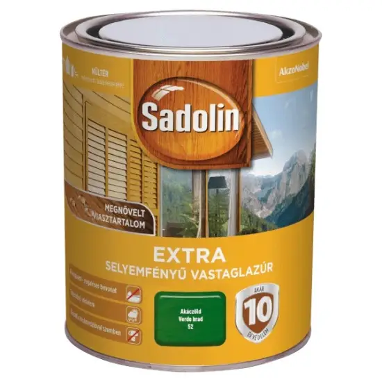 Korlátozott ajánlat Sadolin Extra akáczöld 0,75 l