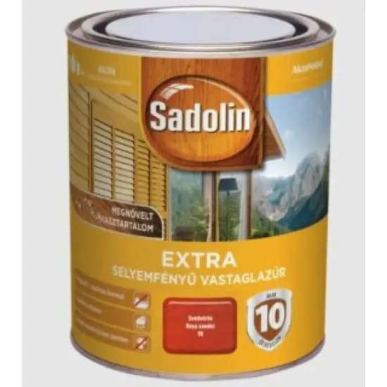 Biztonságos fizetés Sadolin Extra svédvörös 0,75 l