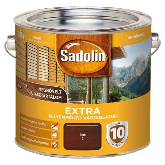 Exkluzív ajánlat Sadolin Extra teak 2,5 l
