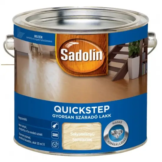 Utolsó esély Sadolin Quickstep parkettalakk selyemf. 2,5 l