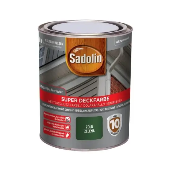 Népszerű Sadolin Super Deckfarbe Zöld 0,75 L