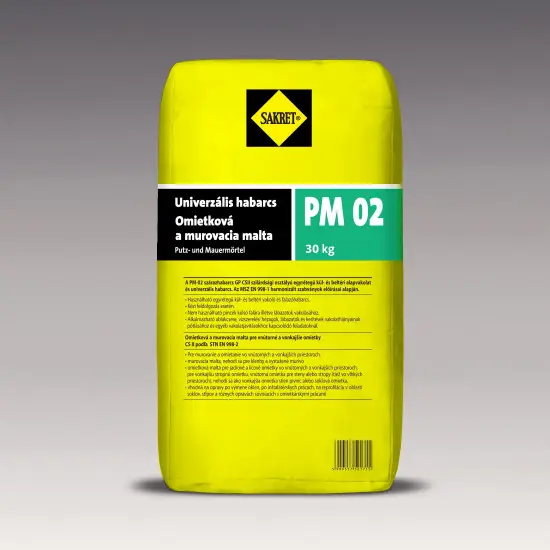 Sakret PM-02 Univerzális habarcs 30kg Prémium