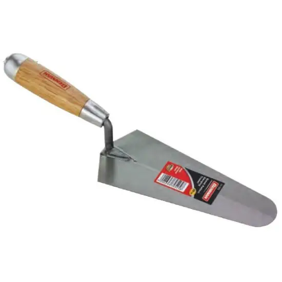 Prémium simító-vakolókanál (görög forma), fa markolat, 240mm