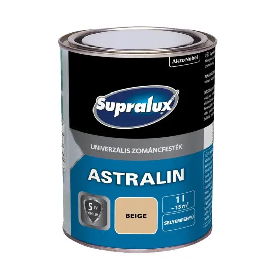 Legnépszerűbb Supralux Astralin univerzális zománcfesték selyemf. beige 1 l