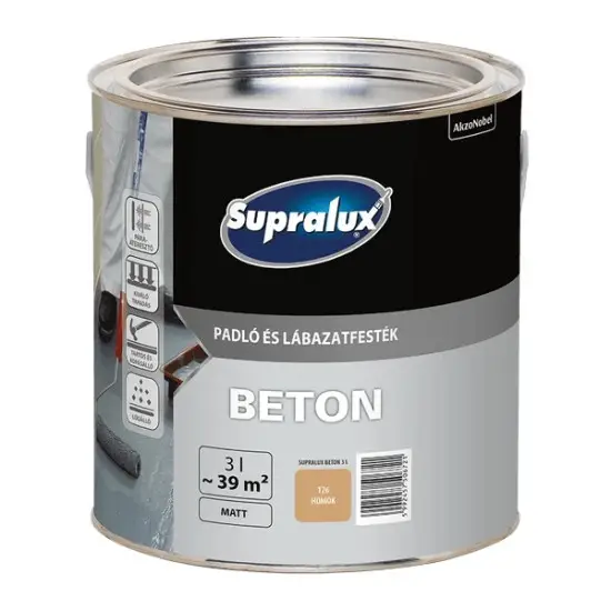 Legkelendőbb Supralux Beton padló és lábazatfesték 126 homok 3 l