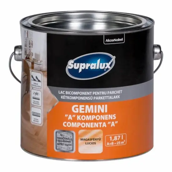 Legkelendőbb Supralux Gemini parkettalakk "A" 1,87 l