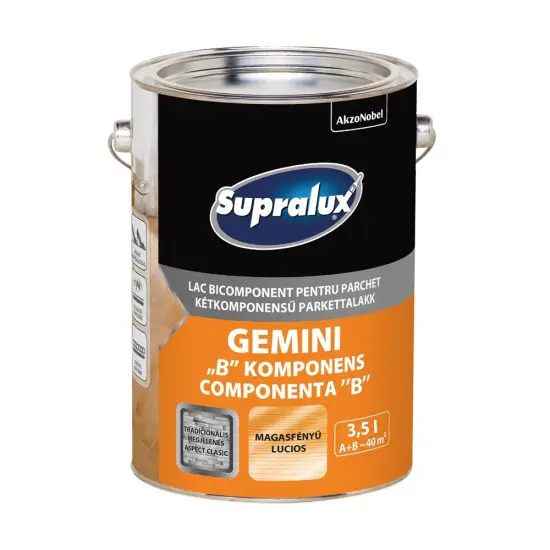 Supralux Gemini parkettalakk "B" 3,5 l Népszerű