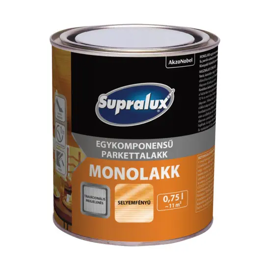 Szuper ajánlat Supralux Monolakk selyemf. parkettalakk 0,75 l