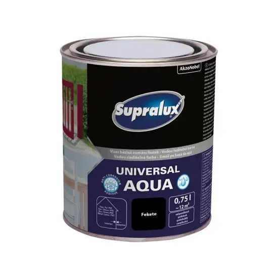 Supralux Universal Aqua selyemf. fekete 0,75 l Akciós ár