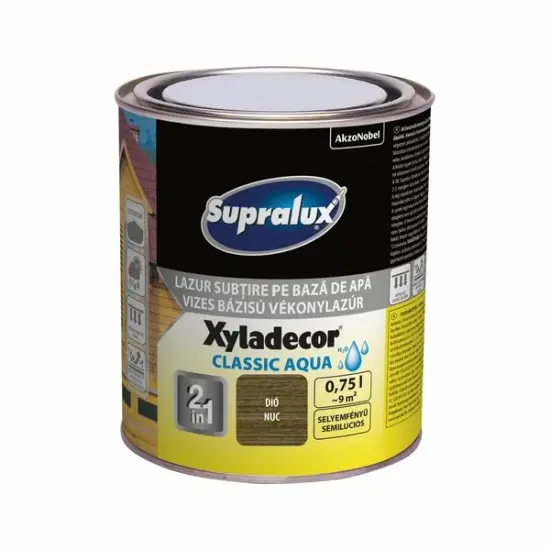 Supralux Xyladecor Classic Aqua dió 0,75 l Exkluzív ajánlat