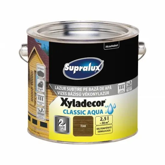 Legkelendőbb Supralux Xyladecor Classic Aqua teak 2,5 l