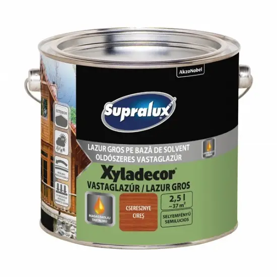 Kiárusítás Supralux Xyladecor vastaglazúr cseresznye 2,5 l